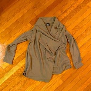 Bobeau Asymmetrical Cardigan Sweater